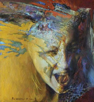 Painting Cry 1 (diptych). Podgaevskaya Marina