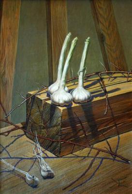 fresh garlic. Kosareva Elena