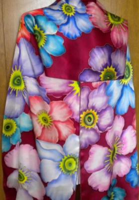 Batik-scarf "All the colors of summer". Moskvina Tatiana