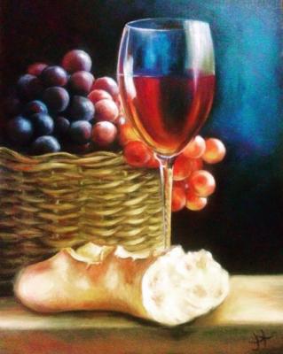 Bread and wine (). Kharitinova Angel