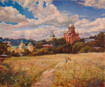 Monastery in Khotkovo. Moscow region