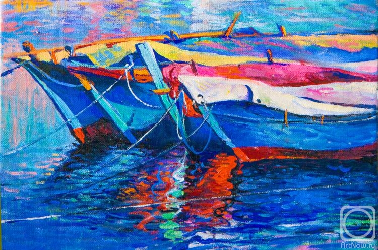 Mescheriakov Pavel. Cycle "Longboats" 2