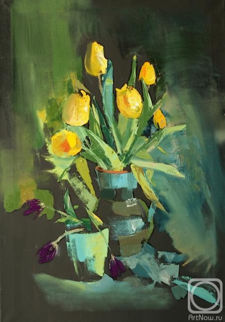 Kokornikova Inna. Yellow tulips