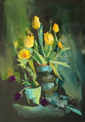 Yellow tulips. Kokornikova Inna