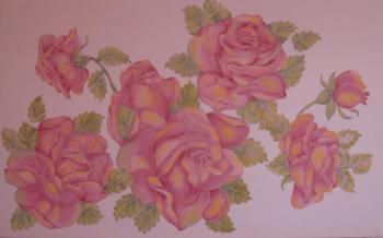 Panel "Roses". Serduk Galina
