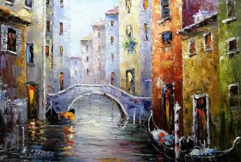 Venice. Gondolas and bridges. Vevers Christina