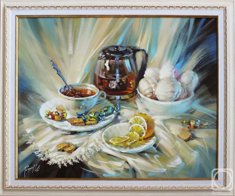 Rogozina Svetlana. Tea still life