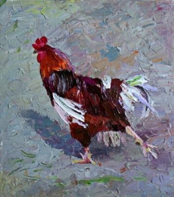Chickens No. 38. Rooster. Rudnik Mihkail