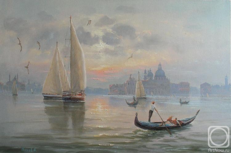 Panov Aleksandr. Venice in the morning glow