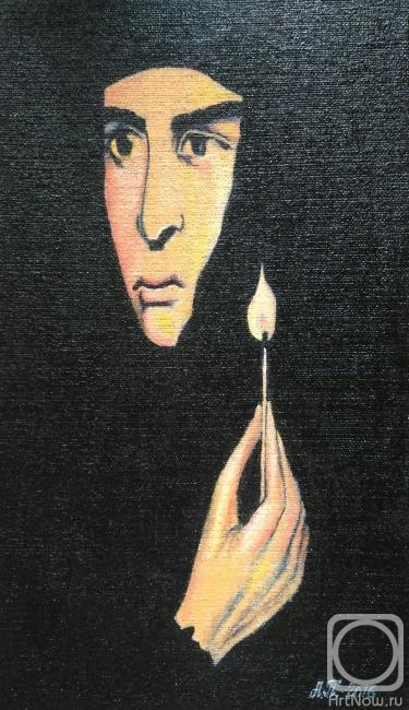 Pogozhiy Anatoliy. A nun with a candle