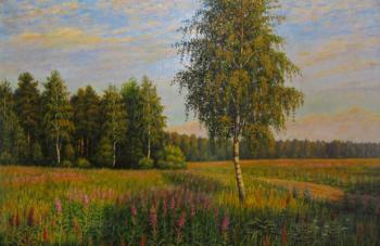 In the Birch Field. Gladyshev Aleksandr