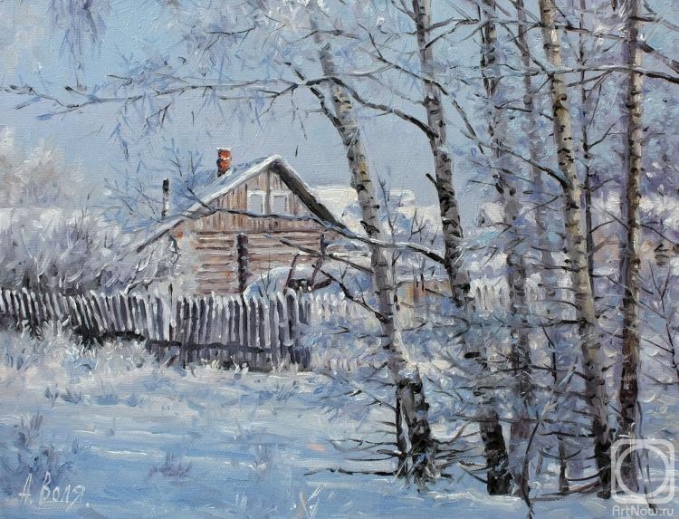 Volya Alexander. Winter day. Birches