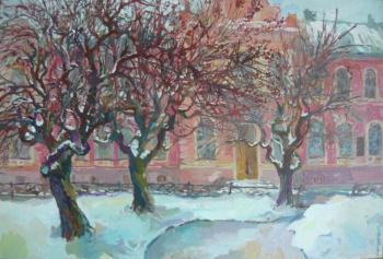 Winter apple trees. Samoshchenkova Galina