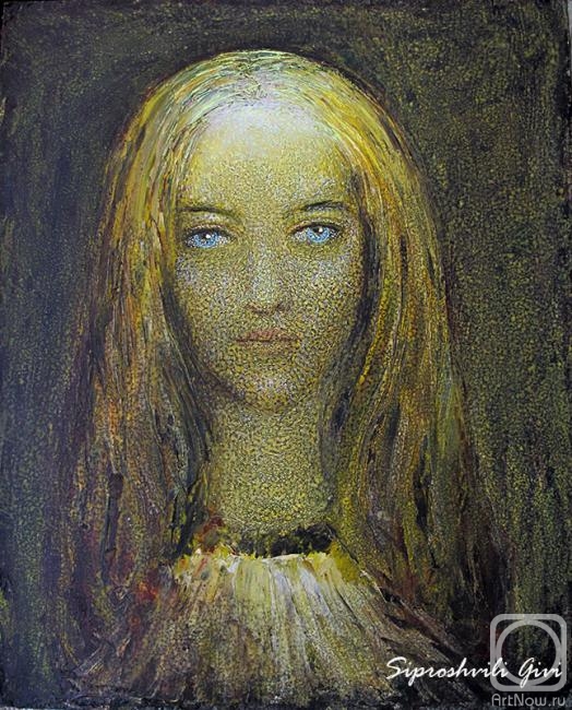 Siproshvili Givi. Girl with blue eyes