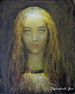 Girl with blue eyes