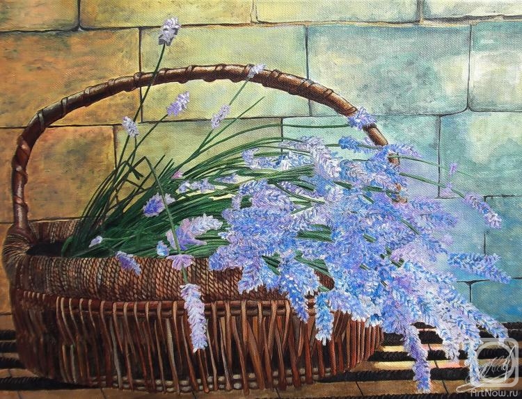 Savelyshkina Yulia. Lavender in a basket