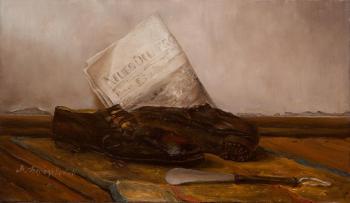 Shoes on the rug. Berezovsky Alexander