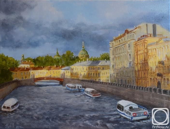 Nebylova Olga. Washing. Red Bridge