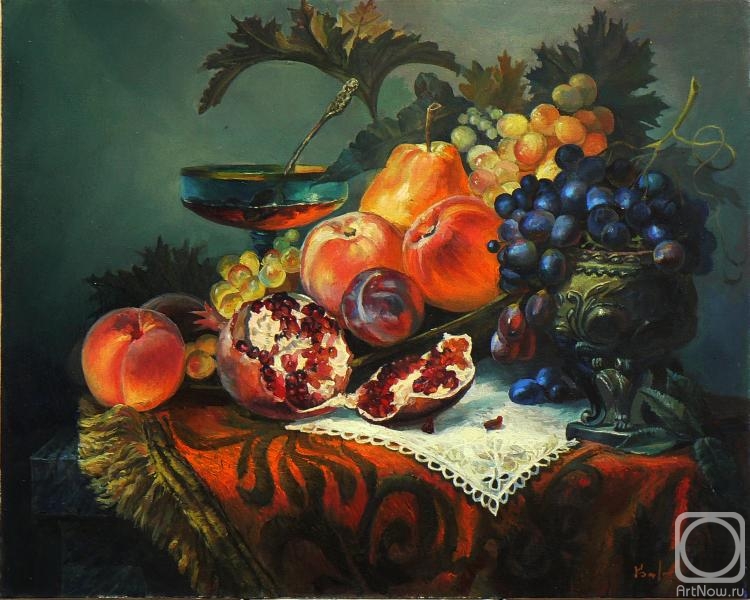 Bespalov Igor. Still life with pomegranate