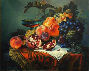Still life with pomegranate. Bespalov Igor