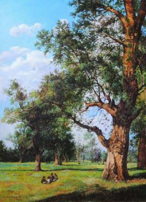 Copy of a picture of Valdmyuller "Oak". Simonova Olga