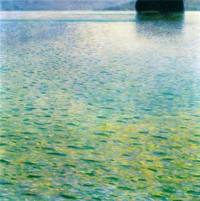 Island on Lake Attersee (based on G.Klimt). Zhukoff Fedor