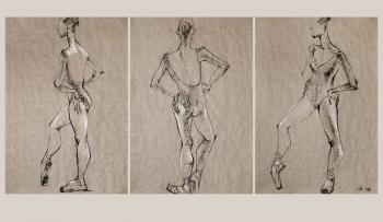 Картина «Три. Серия "Пуанты"»