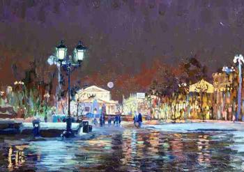 New Year in Moscow.Bolshoy Theatre