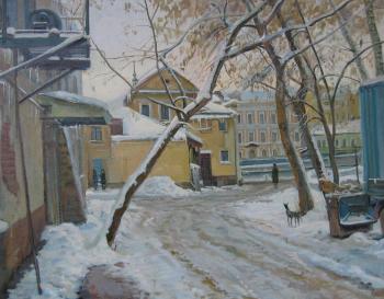 The Yard at Obvodnoi Canal in Moscow (The Canal). Loukianov Victor