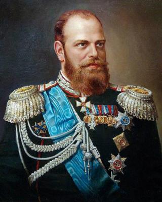 Portrait of Alexander III Copy. Shustin Vladimir