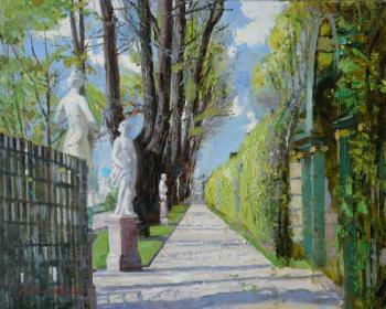 Summer garden. Spring Day