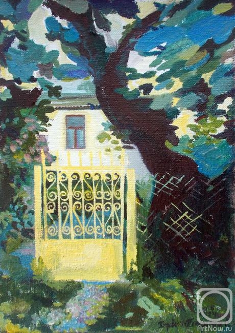 Petrovskaya-Petovraji Olga. Abkhazia. A Fig-tree at the gate