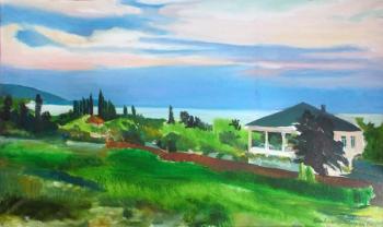 Abkhazia. A quiet evening. Petrovskaya-Petovraji Olga