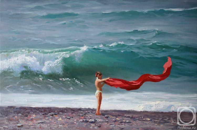 Kovalev Yurii. Girl and the sea