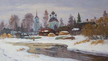 Village Kravotyn. Stream