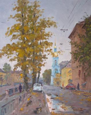 Kryukov river. St.Petersburg. Autumn. Alexandrovsky Alexander