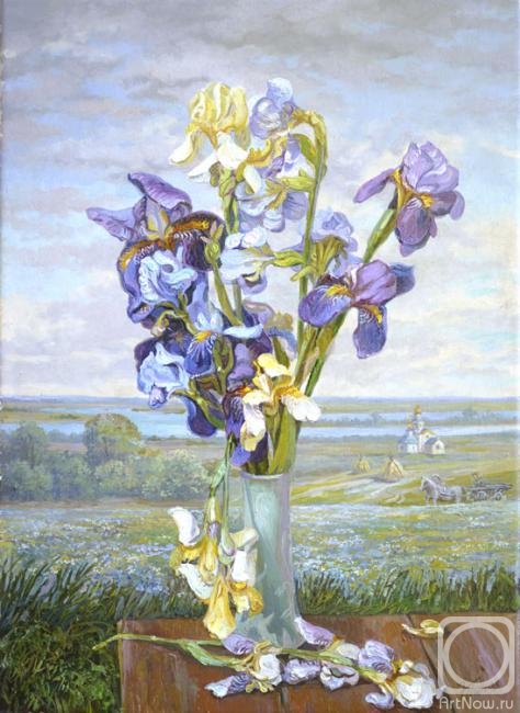 Panov Eduard. Irises in the open air