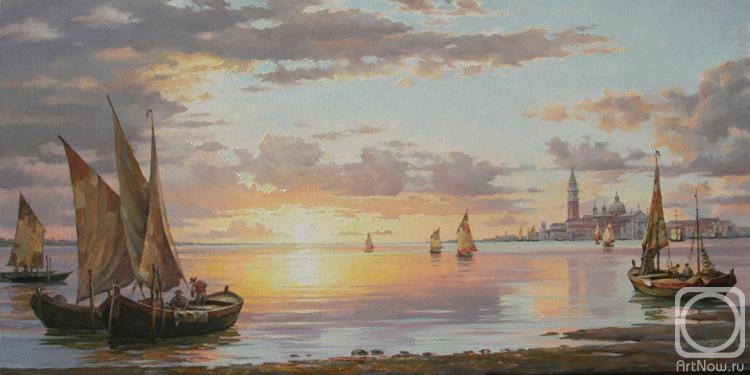 Sterkhov Andrey. View of the island of San Giorgio. The Venetian lagoon