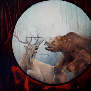 From the series "The Hunt" (The Bear). Kolesnikov Sergey