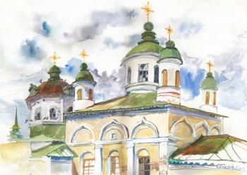 Veliky Ustyug. Cathedral of John of Ustyug on the Cathedral Courtyard. Samoshchenkova Galina