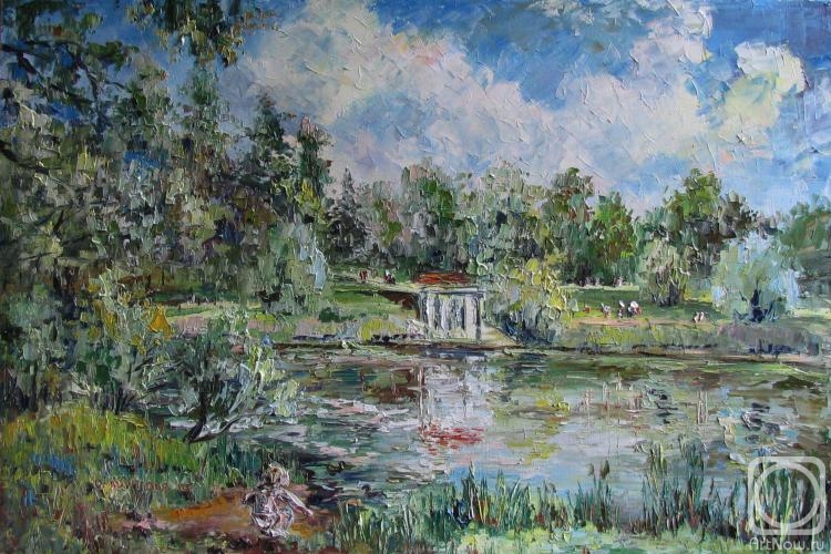 Kruglova Svetlana. Camping Lebedyansky pond