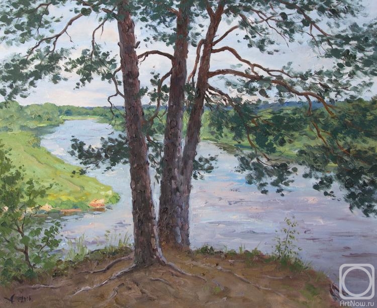 Alexandrovsky Alexander. Pines on ledge