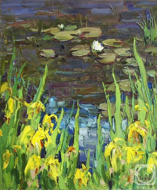 Vikov Andrej. Irises and lilies