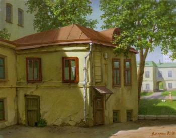 Moscow house (Curtains On The Windows). Paroshin Vladimir