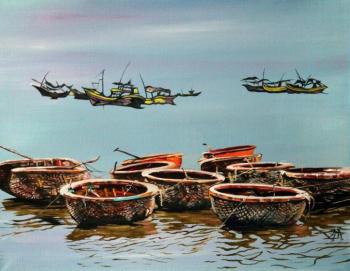 Vietnam. Boats. Aronov Aleksey