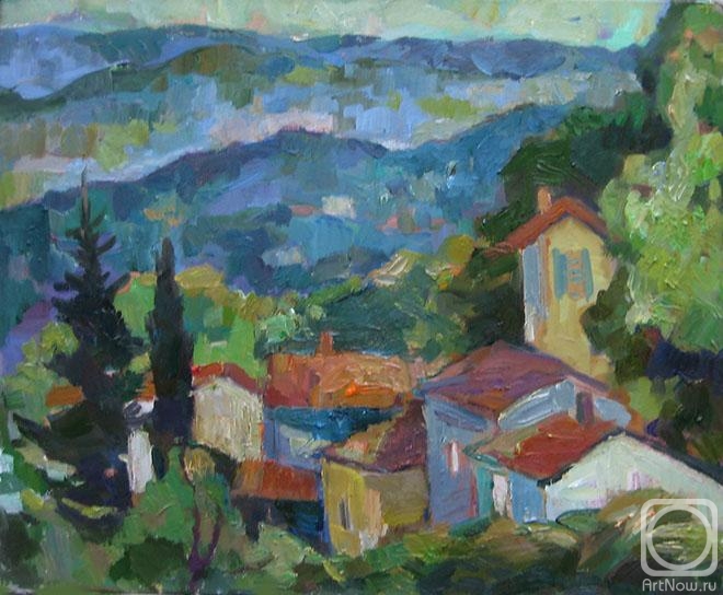 Bocharova Anna. Landscape in the mountains of Provence