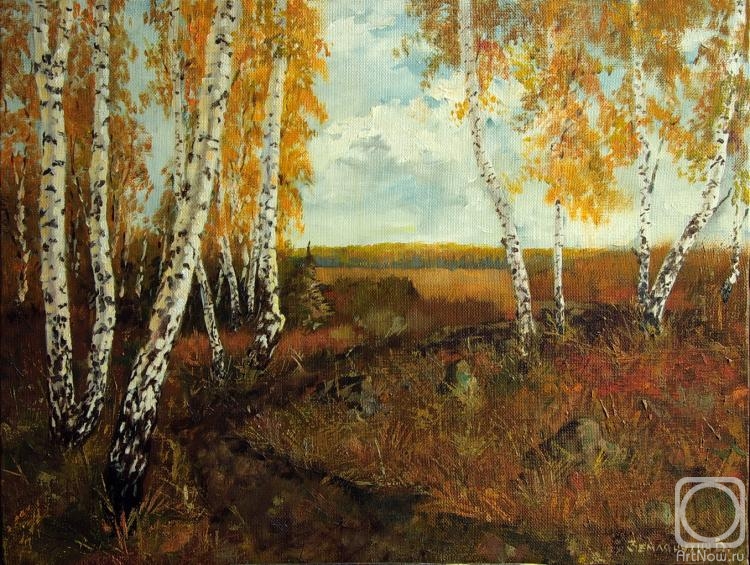 Zerrt Vadim. Birch autumn