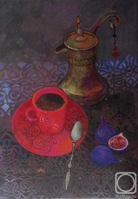 Zelinskaya Olga. COFFEE IN THE RED CUP