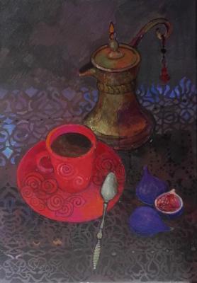 COFFEE IN THE RED CUP. Zelinskaya Olga