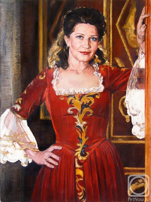 Senichkina Irina. Portrait of the singer